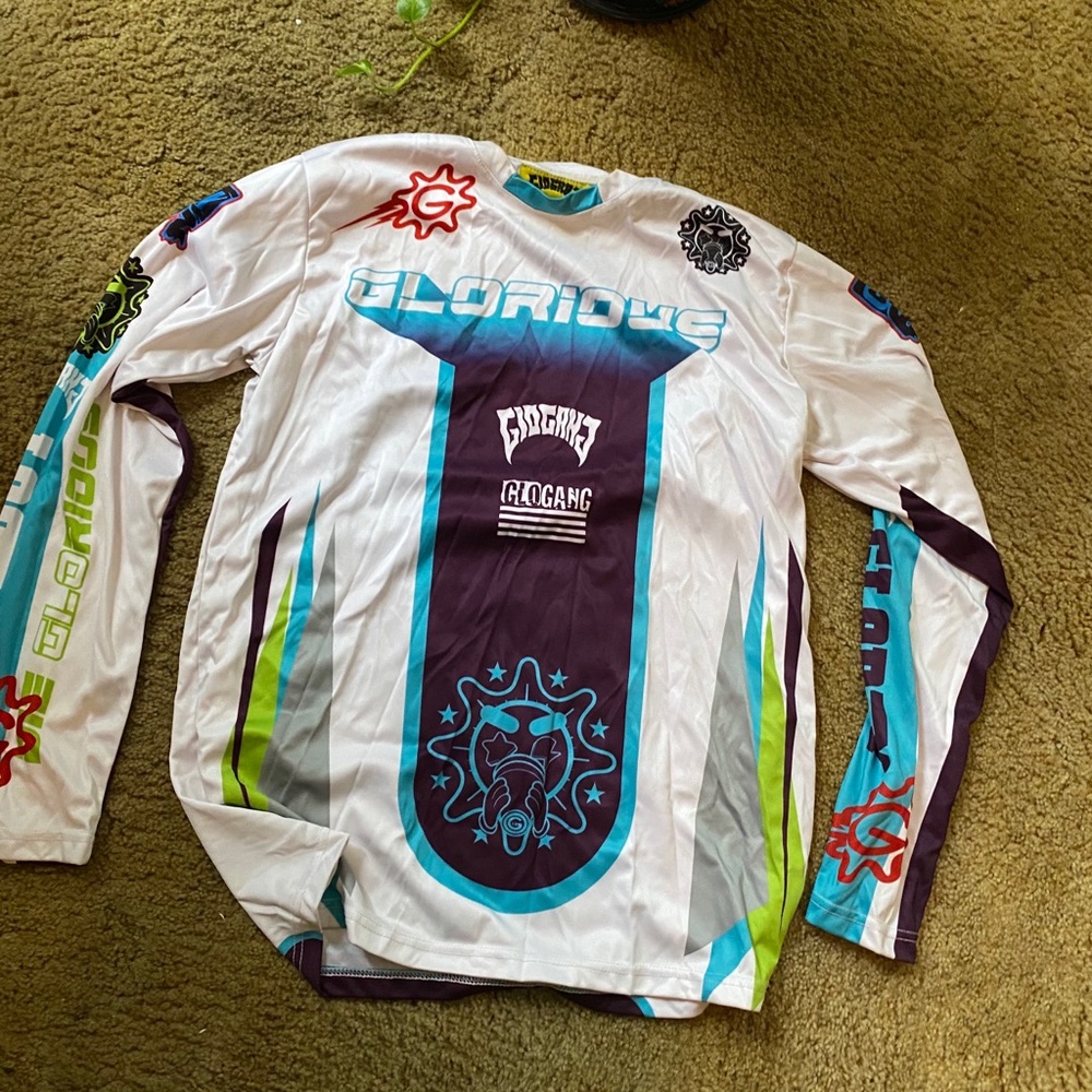 Glo gang shirt multi colored